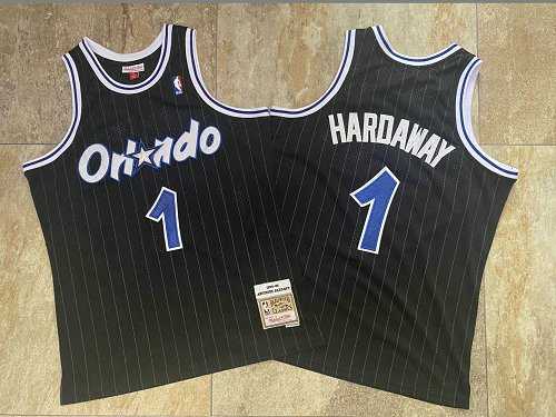 Magic 1 Anfernee Hardaway Black 1994-95 Hardwood Classics Jersey Mixiu,We sell and wholesale Magic 1 Anfernee Hardaway Black 1994-95 Hardwood Classics Jersey Mixiu on line form chian!